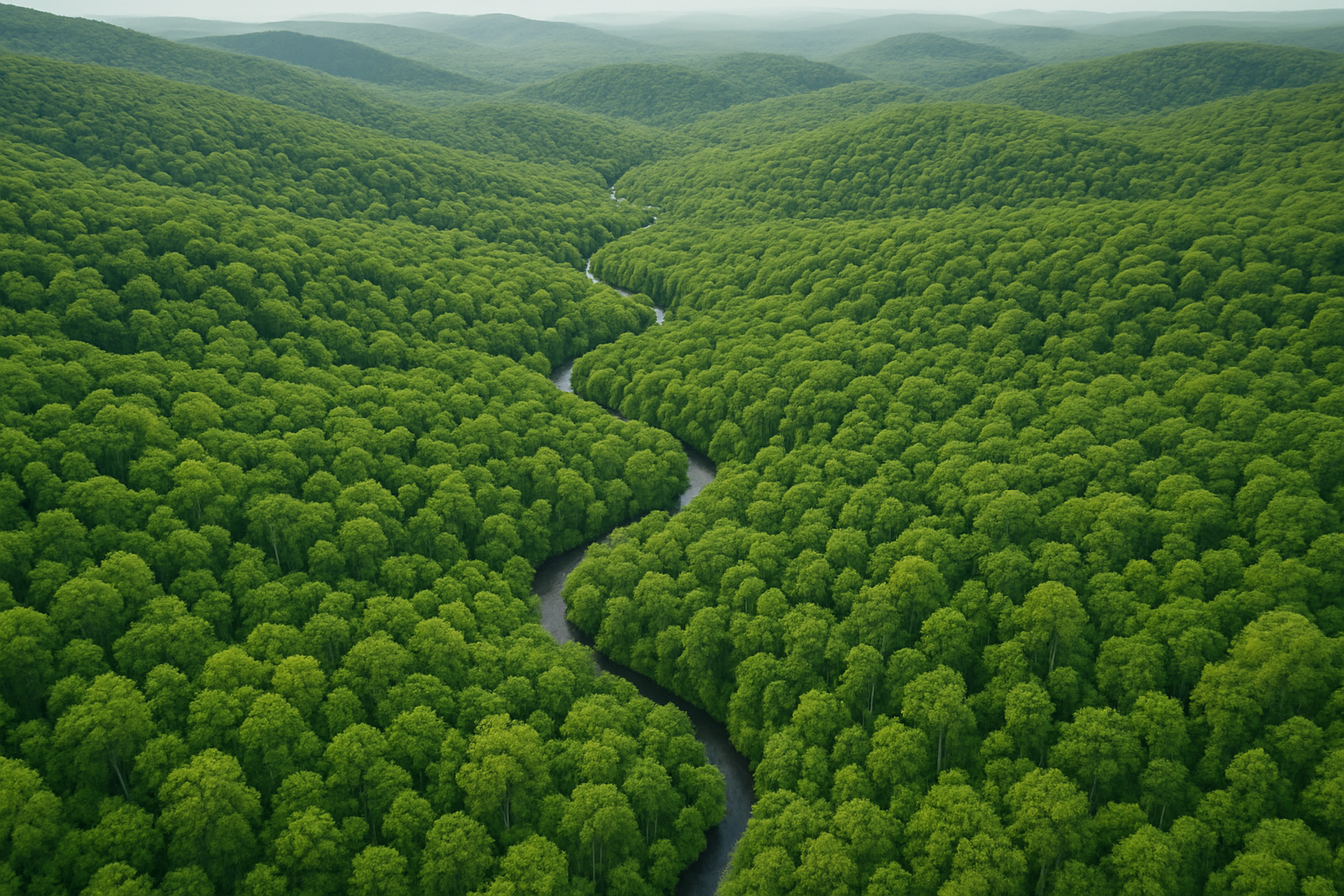 FORET VUE DU CIEL 